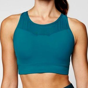 NWOT Athleta Teal Blue High Impact Gigi Sports Bra Sz. L